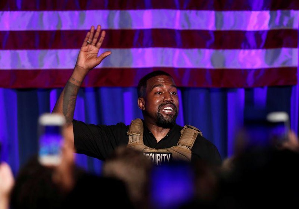 Ca sĩ Kanye West chính thức vận động tranh cử tổng thống Mỹ - 1 Ca sĩ Kanye West chính thức vận động tranh cử tổng thống Mỹ - 1