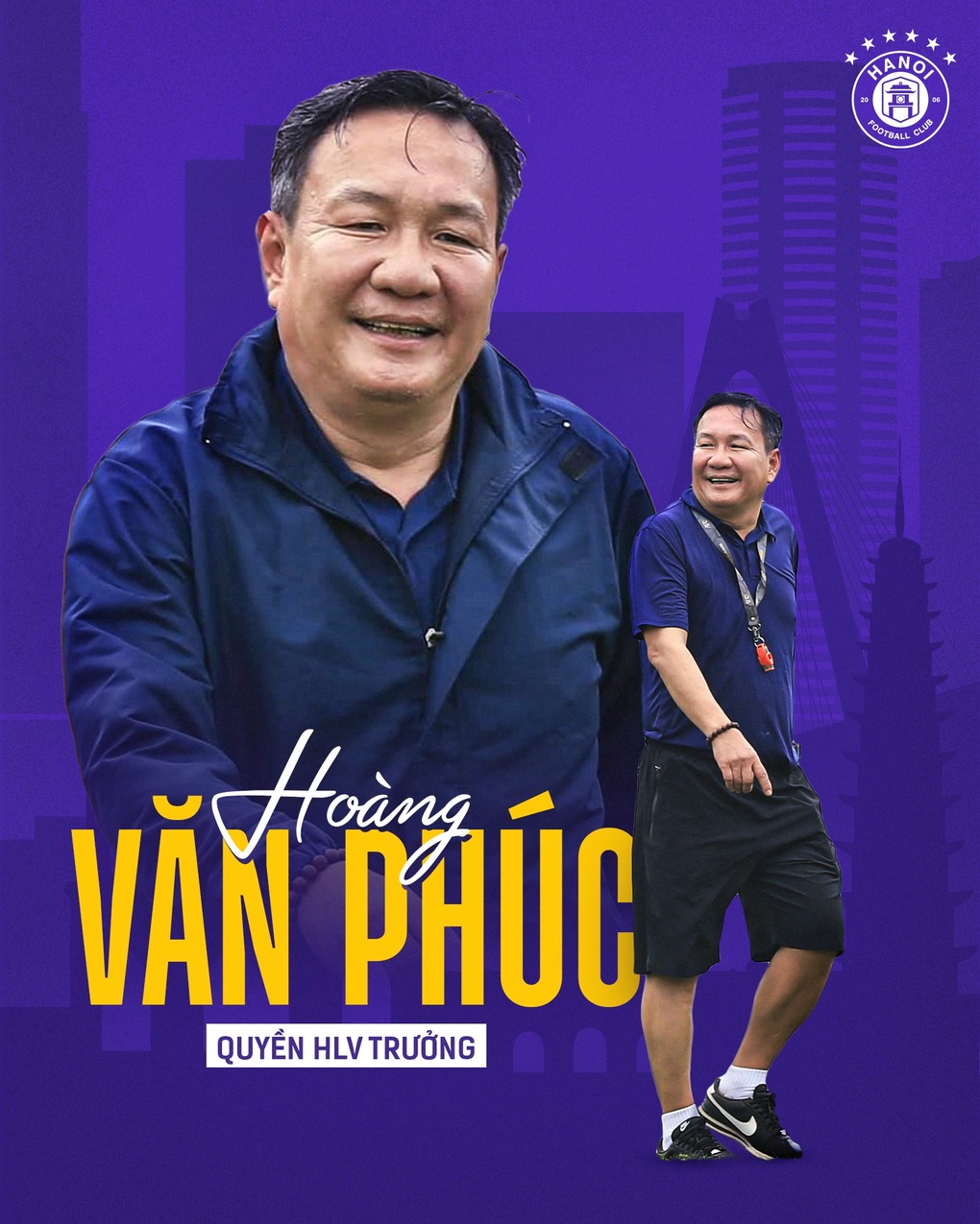 Hà Nội FC bổ nhiệm HLV Hoàng Văn Phúc đúng ngày cuối năm Giáp Thìn - 2 Hà Nội FC bổ nhiệm HLV Hoàng Văn Phúc đúng ngày cuối năm Giáp Thìn - 2