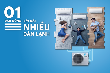 Tối ưu không gian chung cư bằng điều hòa Multi