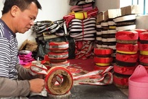 Nam Định: Làng nghề khăn xếp độc nhất miền Bắc vào vụ Tết