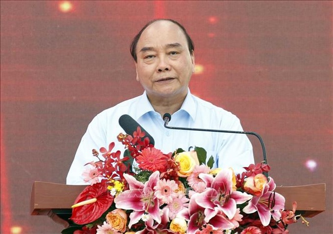 Chủ tịch nước Nguyễn Xuân Phúc. Ảnh: Thống Nhất/TTXVN