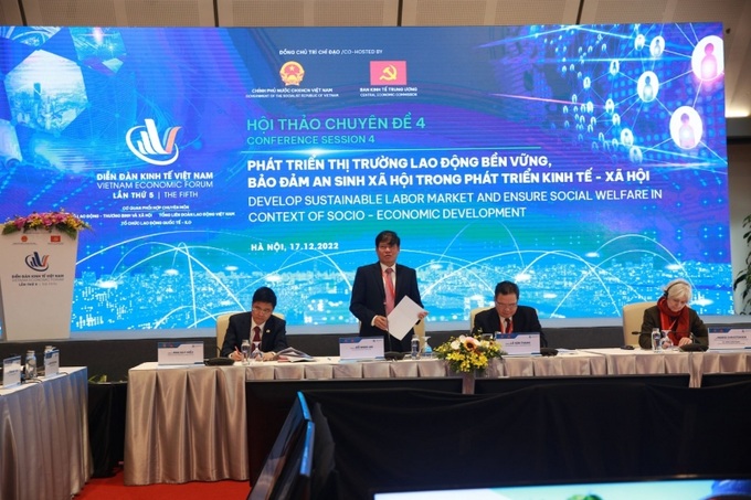 Hội thảo chuyên đề 4 với chủ đề “Bảo đảm an sinh xã hội, phúc lợi và việc làm gắn với phát triển kinh tế năm 2023”