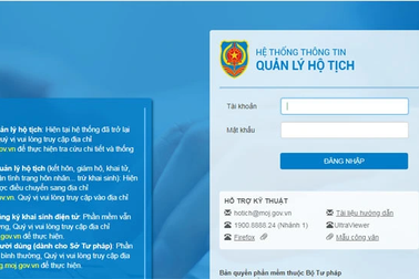 Nhiều địa phương phản ánh phần mềm hộ tịch, lý lịch tư pháp "rùa bò"