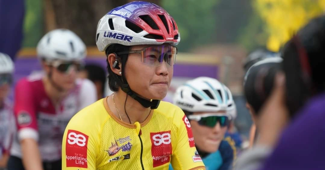 Nguyễn Thị Thật không giữ được áo vàng ở giải xe đạp Tour of Thái Lan (Ảnh: Thaicycling).