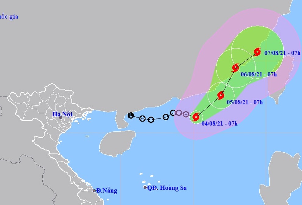 Hình thành bão Lupit trên Biển Đông - 1 Hình thành bão Lupit trên Biển Đông - 1