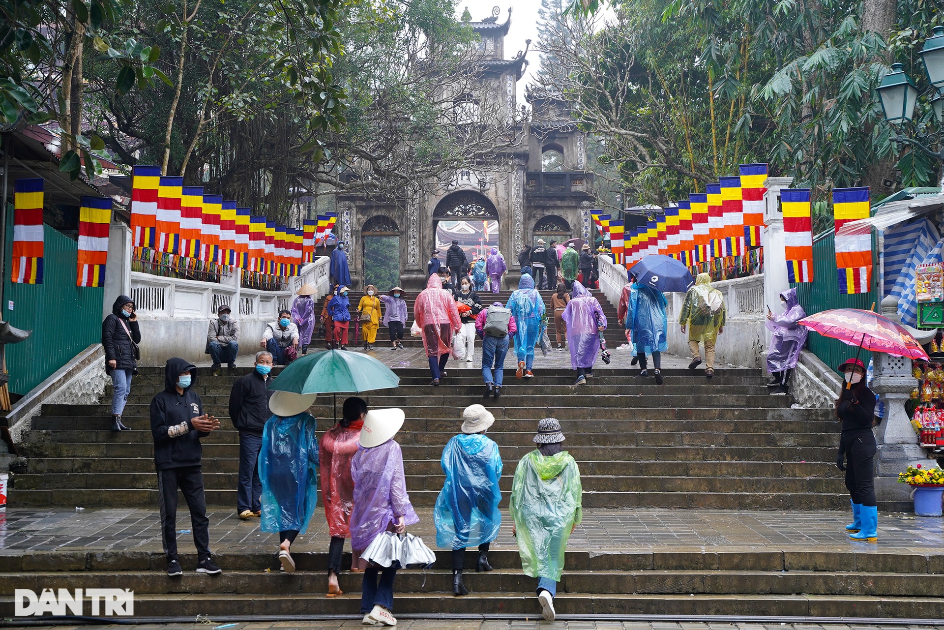 Hàng vạn người đội mưa trẩy hội chùa Hương ngày chính thức mở cửa trở lại - 3