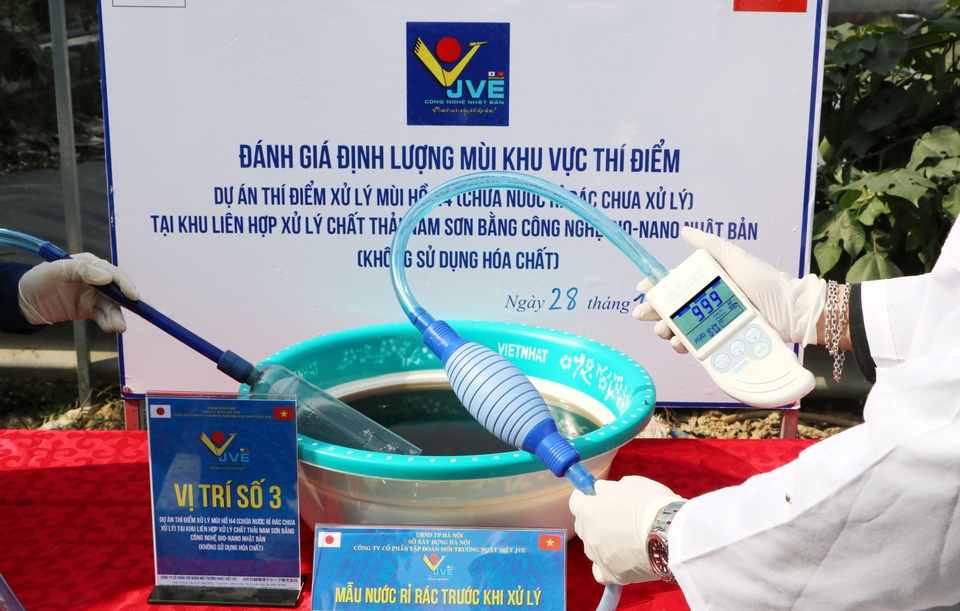 Cận cảnh hệ thống khử mùi bãi rác Nam Sơn bằng công nghệ Nhật Bản - 5 Cận cảnh hệ thống khử mùi bãi rác Nam Sơn bằng công nghệ Nhật Bản - 5