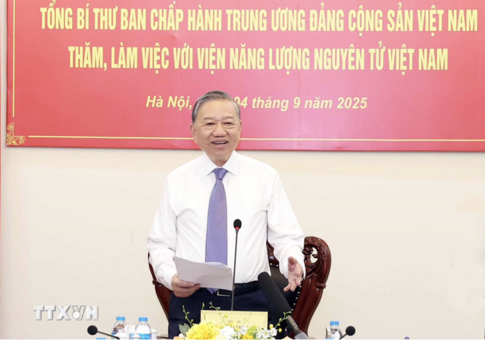 Tổng Bí thư: Phát triển ứng dụng năng lượng nguyên tử phải là chiến lược lâu dài - 1