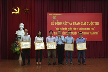 Phóng viên Dân trí đoạt Giải “Báo chí toàn quốc viết về ngành Thanh tra”