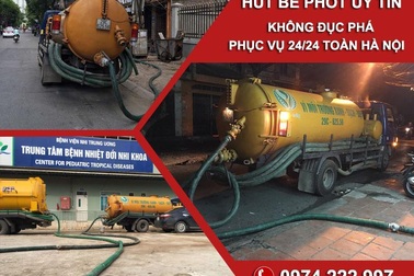 Sự thật ngã ngửa về dịch vụ hút bể phốt tại Hà Nội