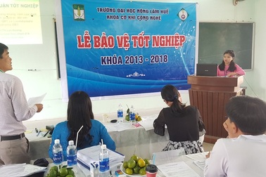 Doanh nghiệp tham gia vào hội đồng bảo vệ khóa luận sinh viên để tuyển dụng