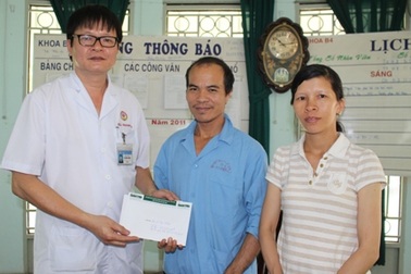 Hơn 77 triệu đồng giúp anh Thuận mổ tim