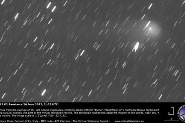Sao chổi "sà xuống" Trái Đất đêm nay có đường kính to tới 160 km