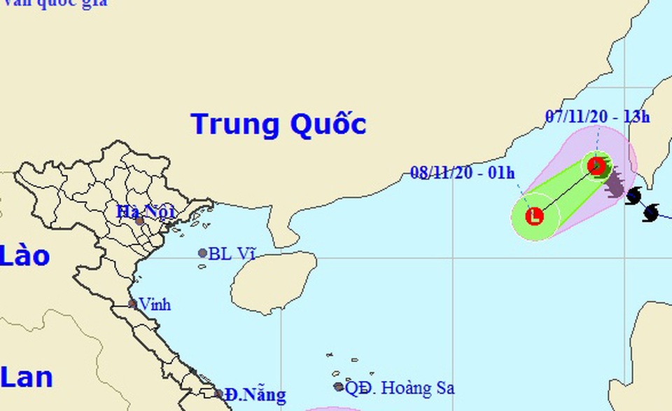 Bão số 11 suy yếu thành áp thấp nhiệt đới - 1 Bão số 11 suy yếu thành áp thấp nhiệt đới - 1