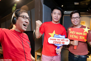Công Lý, Quang Thắng, Holy Thắng cùng dàn sao hát “Việt Nam ơi! Vững tin!”