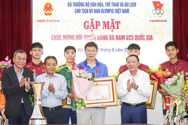 Đội tuyển U23 Việt Nam vinh dự nhận Bằng khen của Thủ tướng Chính phủ