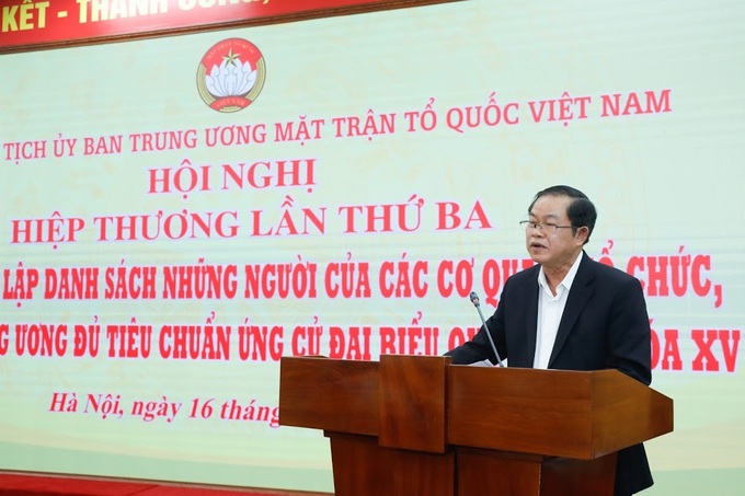 100% cử tri nơi cư trú tín nhiệm 205 ứng viên đại biểu Quốc hội khóa XV ở  Trung ương - Ảnh 3.