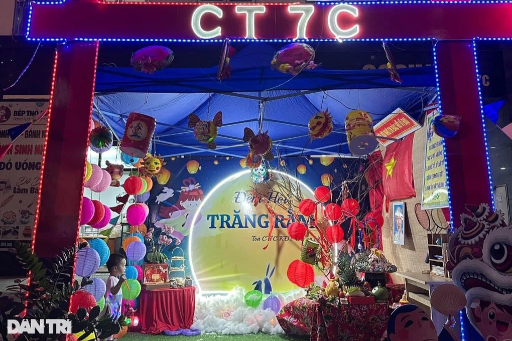 Tái hiện trung thu xưa ở khu chung cư tại Hà Nội - 1 Tái hiện trung thu xưa ở khu chung cư tại Hà Nội - 1