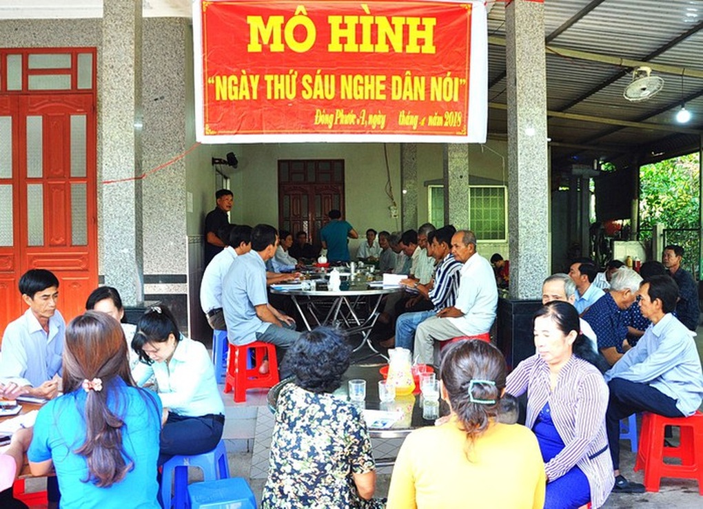 Sức lan tỏa từ mô hình Ngày thứ sáu nghe dân nói - 1 Sức lan tỏa từ mô hình Ngày thứ sáu nghe dân nói - 1
