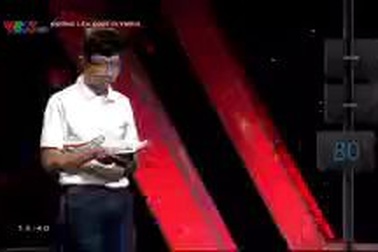Phần thi Về đích của "cậu bé Google" Nhật Minh trong cuộc thi Tháng thứ 3 Quý 1 Đường lên đỉnh Olympia (Clip: VTV)