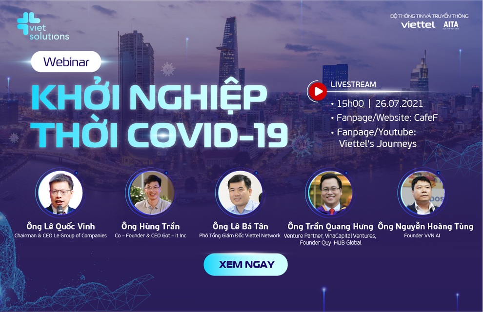 Hai hội thảo trực tuyến đặc biệt tìm lối đi cho startup thời Covid-19 - 1 Hai hội thảo trực tuyến đặc biệt tìm lối đi cho startup thời Covid-19 - 1