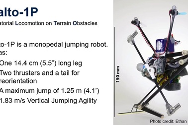 Chế tạo thành công rô-bốt tí hon có thể nhảy cao gấp 10 lần chiều cao cơ thể