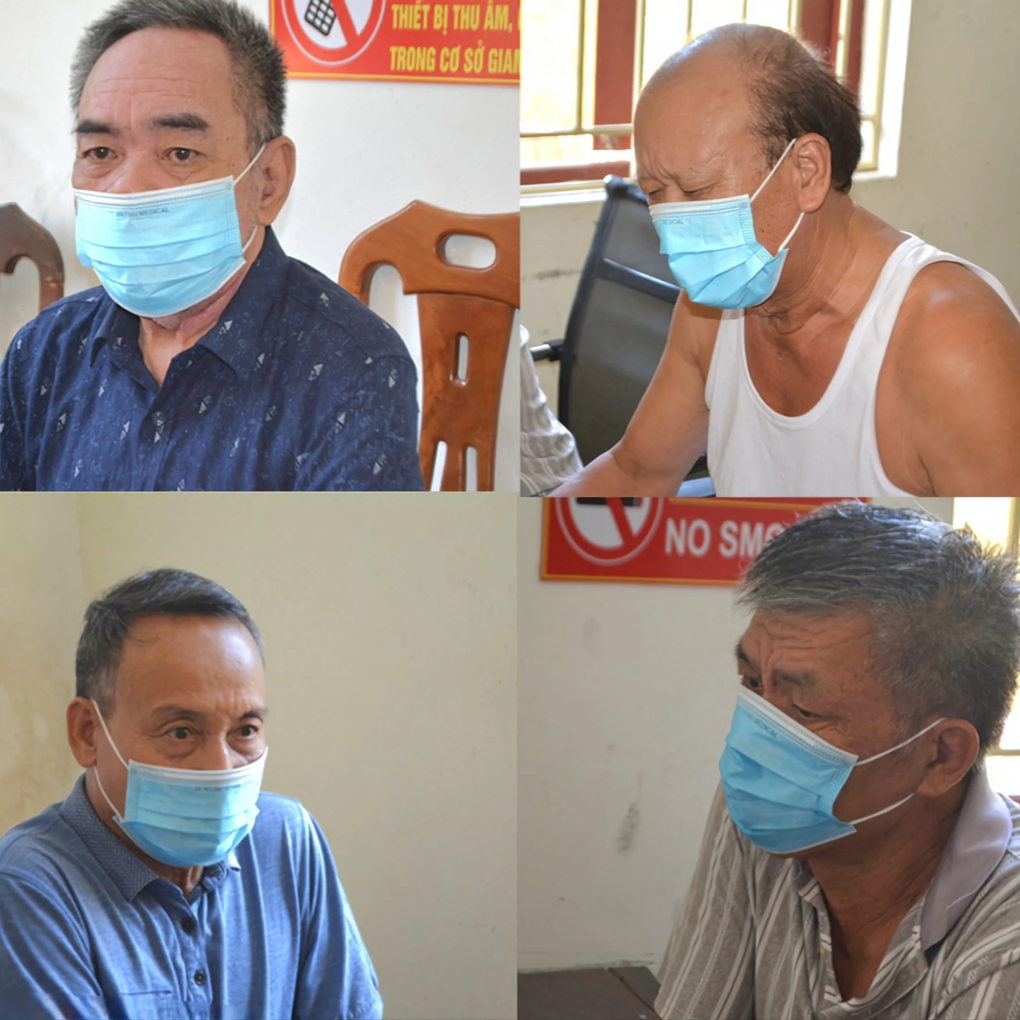 4 nguyên cán bộ xã ở Nghệ An bị bắt khi đã nghỉ hưu - 1 4 nguyên cán bộ xã ở Nghệ An bị bắt khi đã nghỉ hưu - 1