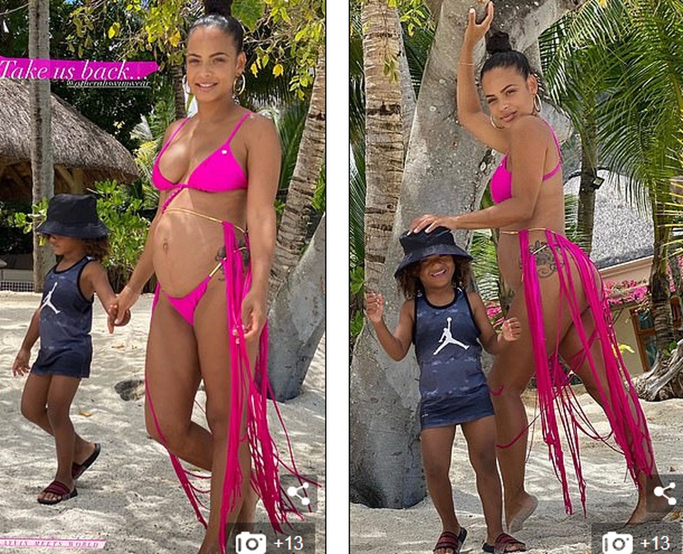 Ca sĩ Christina Milian mang thai lần ba ở tuổi 39 - 2