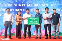 Người dân vùng "rốn lũ" phấn khởi ngày khởi công "xóm nhà phao" cứu sinh