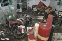 Khu phố ở Đồng Nai tan hoang, đổ nát sau trận lũ lịch sử