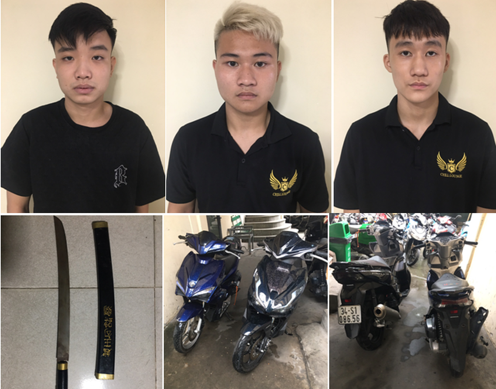 Tạm giữ 3 đối tượng cầm hung khí từ Quảng Ninh sang Hải Phòng đánh nhau - 1 Tạm giữ 3 đối tượng cầm hung khí từ Quảng Ninh sang Hải Phòng đánh nhau - 1
