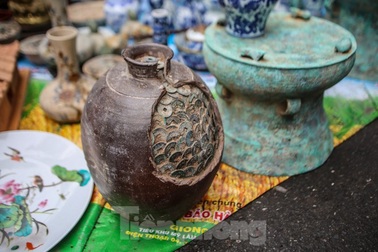 "Thời ông bà anh" ở phiên chợ Tết kỳ lạ đất Hà Thành