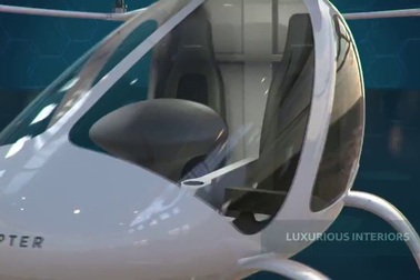 Video giới thiệu dịch vụ taxi bay không người lái tại Dubai