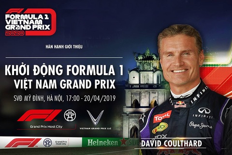 Sẽ tổ chức biểu diễn đua xe F1 tại SVĐ Mỹ Đình vào ngày 20/4 tới