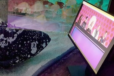 Sợ cá buồn, công viên dành riêng màn hình cho cá... xem phim