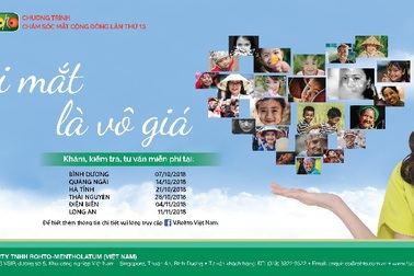 Chăm Sóc Mắt Cộng Đồng 2018 – Vì đôi mắt là vô giá chính thức khởi động