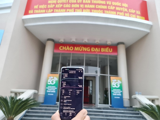 Người dân TP Thủ Đức được sử dụng dịch vụ 5G - Ảnh 1.