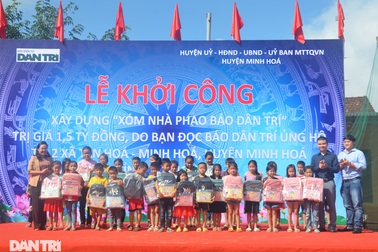 Video: Khởi công công trình nhà phao Dân trí tại Quảng Bình