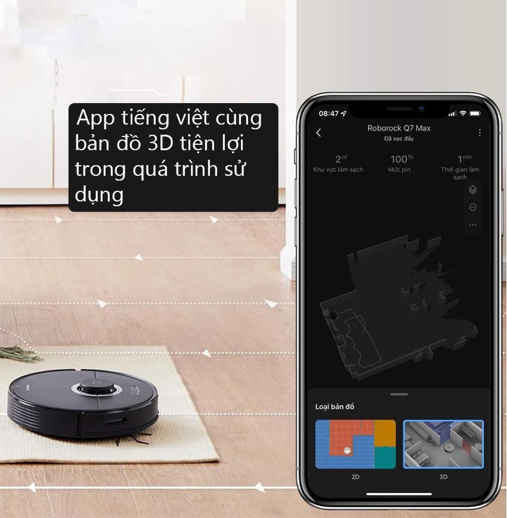 Trải nghiệm Roborock Q7 Max: Hàng loạt tính năng hay trong mức giá vừa tầm - 7 Trải nghiệm Roborock Q7 Max: Hàng loạt tính năng hay trong mức giá vừa tầm - 7