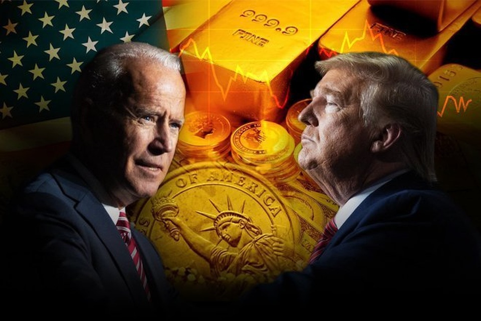 Giá vàng có thể biến động dữ dội nếu ông Joe Biden lên làm Tổng thống Mỹ! - 1 Giá vàng có thể biến động dữ dội nếu ông Joe Biden lên làm Tổng thống Mỹ! - 1