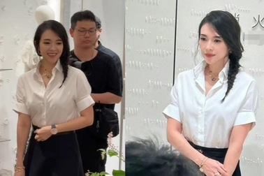 Chương Tử Di lần đầu lộ diện sau thông báo ly hôn, được khen trẻ đẹp