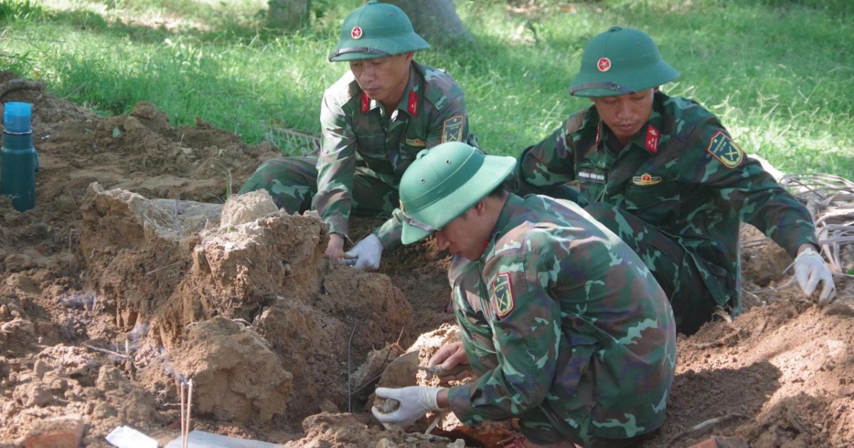 Phát hiện 27 hài cốt liệt sỹ khi tu bổ, tôn tạo Di tích Thành cổ Quảng Trị