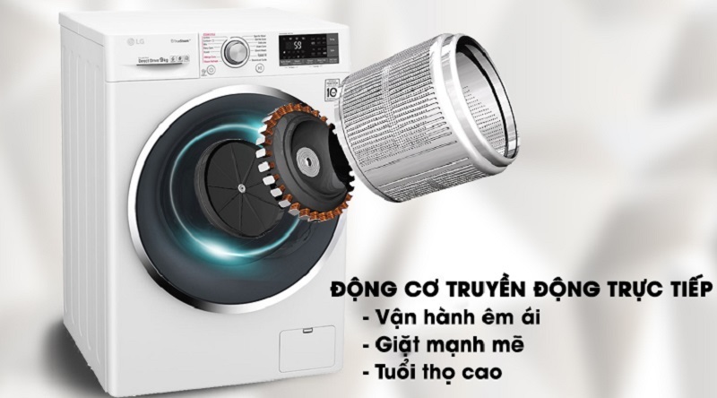 Máy giặt LG Inverter 9 kg FV1409S3W giảm giá sốc, nay chỉ còn khoảng 9 triệu đồng!