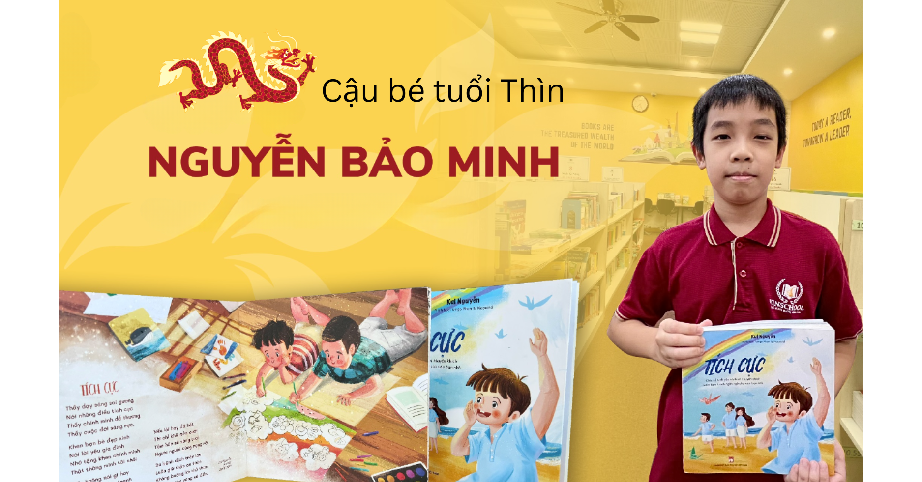 Cậu bé tuổi Thìn gây bão mạng, lớp 4 đã có thơ được đưa vào sách giáo viên