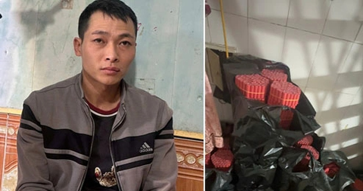 Bắt quả tang đối tượng sản xuất, tàng trữ hơn 1,2 tạ pháo ở Hải Phòng