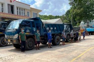 Lợi dụng cách ly xã hội, điều 10 xe tải đi khai thác khoáng sản trái phép