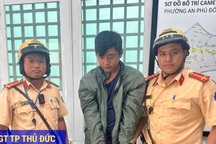 CSGT truy bắt nghi can trộm xe máy ở TPHCM
