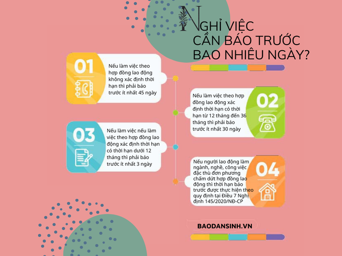 Nghỉ việc cần báo trước bao nhiêu ngày? - Ảnh 1.