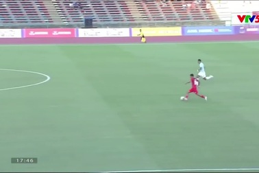 Titan ghi bàn nâng tỷ số lên 5-0 cho U22 Indonesia