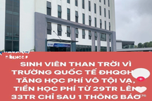 Trường Quốc tế bác thông tin "tăng học phí vô tội vạ"
